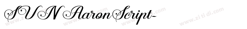 SVN AaronScript字体转换